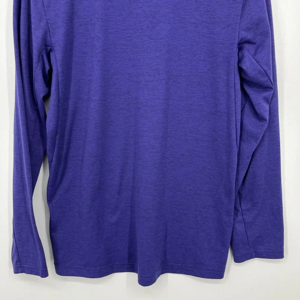 Nike TCU Horned Frogs Mens Purple Dri-FIT Long Sleeve Shirt Size Small